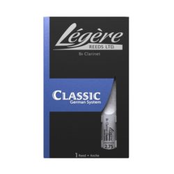 Legere B-Klarinetteblatt deutsch 2 3/4