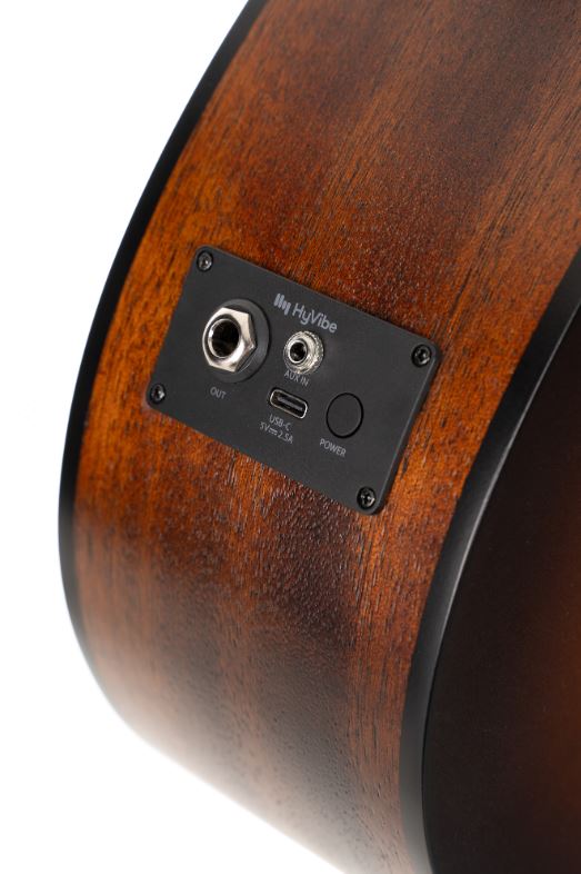 Cort Earth Mini Go Westerngitarre Brown Burst – Bild 3